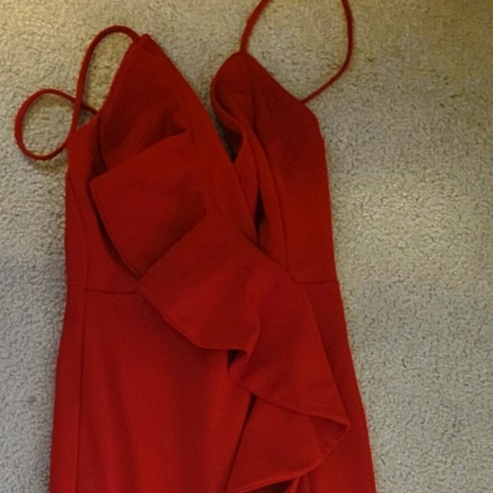 Red dress